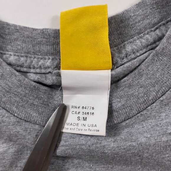 Vintage Y2K Big Dogs Diet Rules T Shirt Men's Size Small / Medium Gray Cotton - Picture 9 of 13